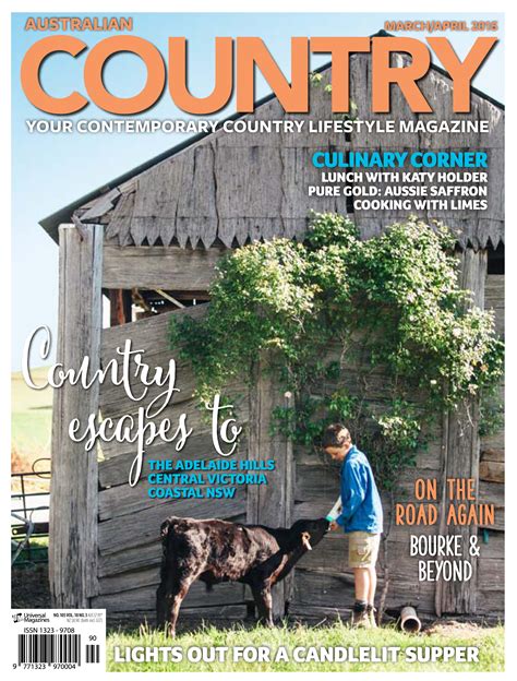 Country magazine - Your source for country crafts, home accents, furnishings, folk art, and many design tips. 1 Year (4 Issues) $32.96 You Save 18%.